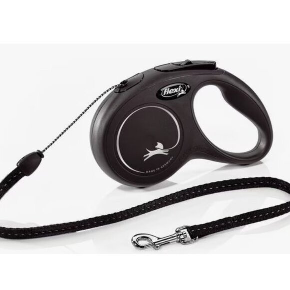 Flexi New Classic Nylon Cord Retractable Dog Leash, Black, Small: 16-ft - NWT - Picture 5 of 5